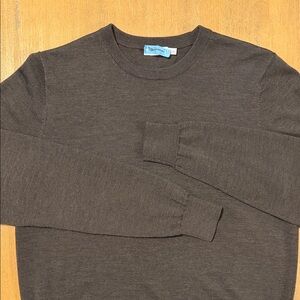 Chocolate Brown Suitsupply Crewneck Sweater from SuitSupply M